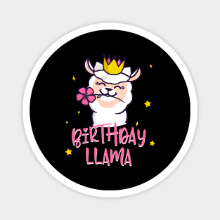 Birthday Llama cute Alpaca Women Gifts Magnet